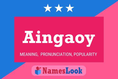 ملصق اسم Aingaoy