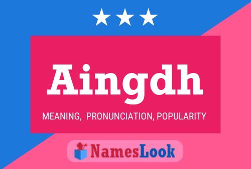 ملصق اسم Aingdh