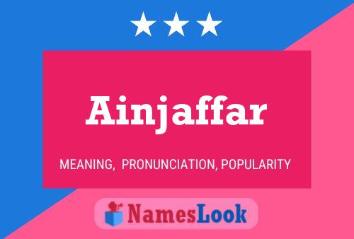 ملصق اسم Ainjaffar