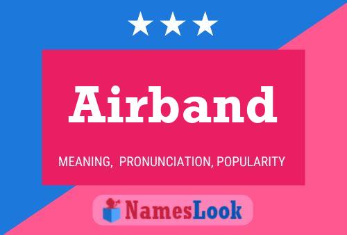 ملصق اسم Airband