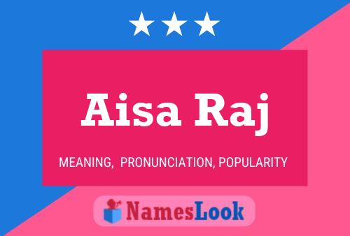 ملصق اسم Aisa Raj