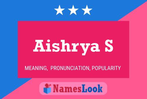 ملصق اسم Aishrya S