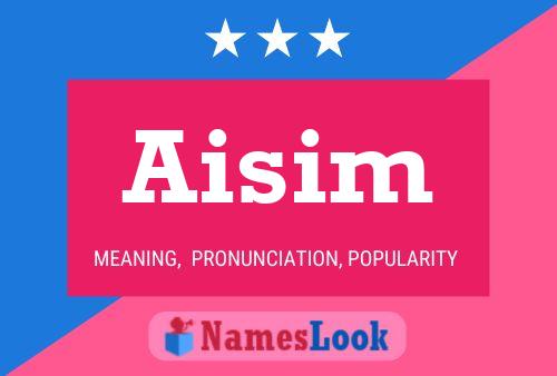 ملصق اسم Aisim