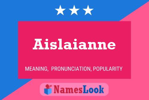 ملصق اسم Aislaianne