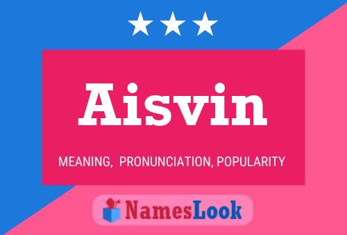 ملصق اسم Aisvin