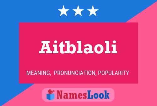 ملصق اسم Aitblaoli