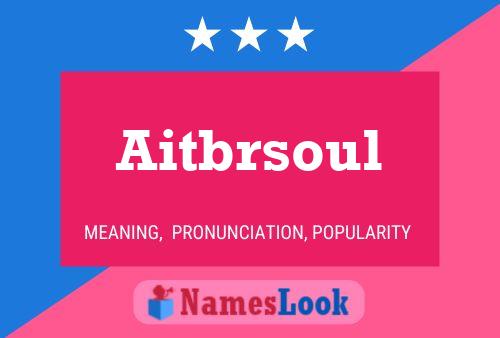 ملصق اسم Aitbrsoul