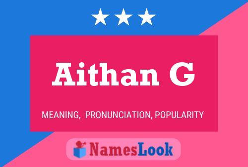 ملصق اسم Aithan G