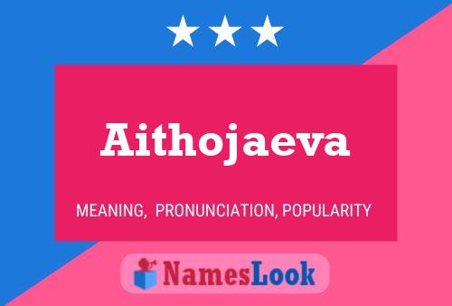 ملصق اسم Aithojaeva