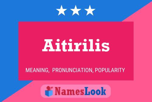 ملصق اسم Aitirilis