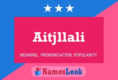 ملصق اسم Aitjllali