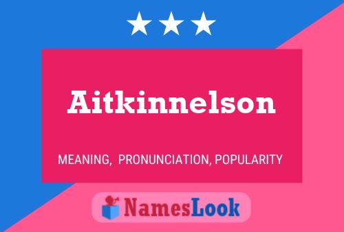 ملصق اسم Aitkinnelson