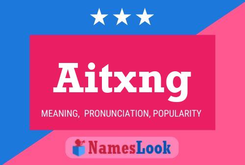 ملصق اسم Aitxng