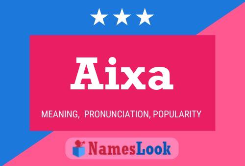 ملصق اسم Aixa