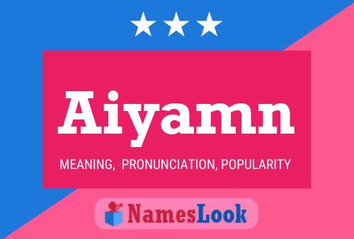 ملصق اسم Aiyamn