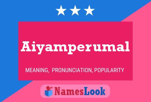 ملصق اسم Aiyamperumal