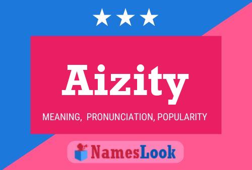 ملصق اسم Aizity