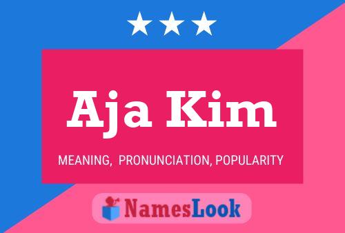 ملصق اسم Aja Kim