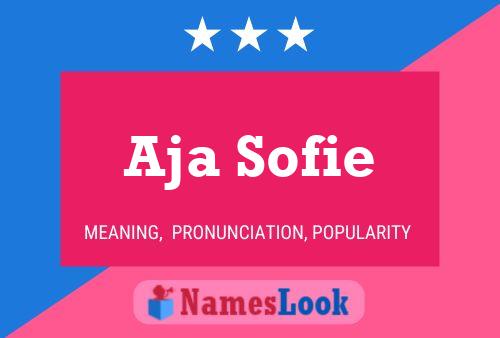 ملصق اسم Aja Sofie