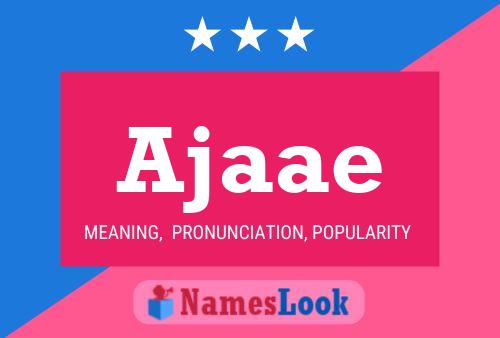 ملصق اسم Ajaae