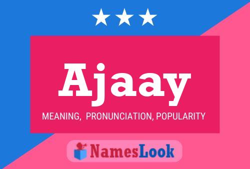 ملصق اسم Ajaay