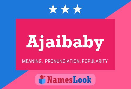 ملصق اسم Ajaibaby