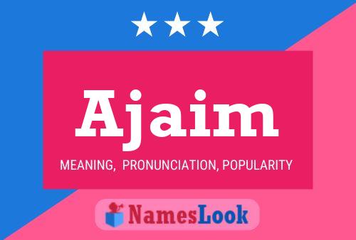 ملصق اسم Ajaim