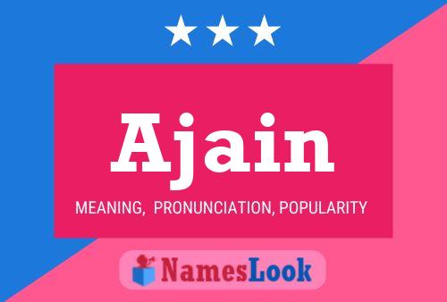 ملصق اسم Ajain