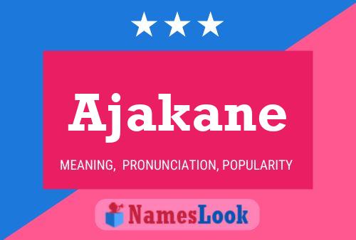 ملصق اسم Ajakane