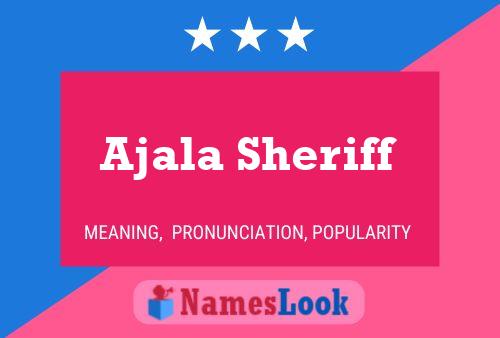 ملصق اسم Ajala Sheriff