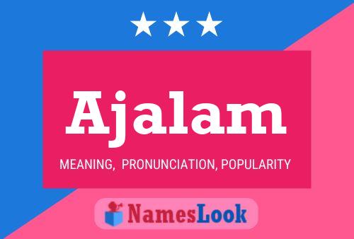 ملصق اسم Ajalam