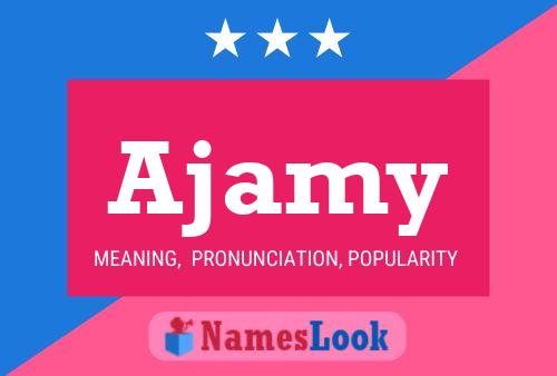 ملصق اسم Ajamy