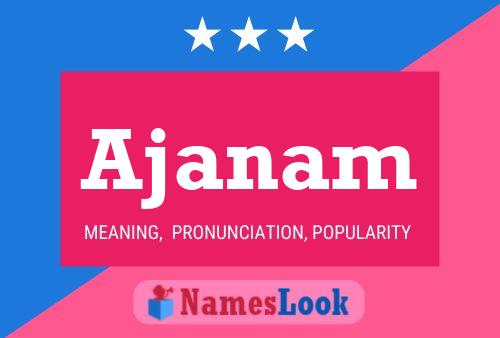 ملصق اسم Ajanam