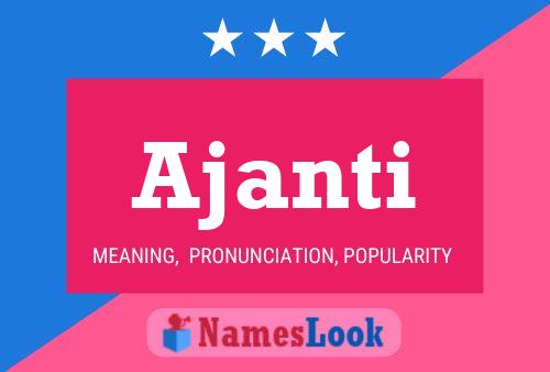 ملصق اسم Ajanti