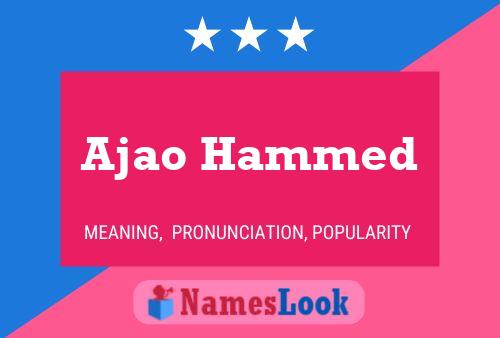 ملصق اسم Ajao Hammed