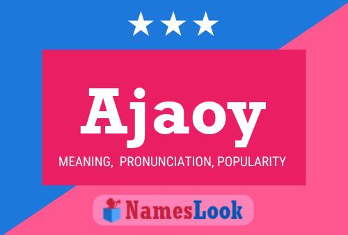 ملصق اسم Ajaoy