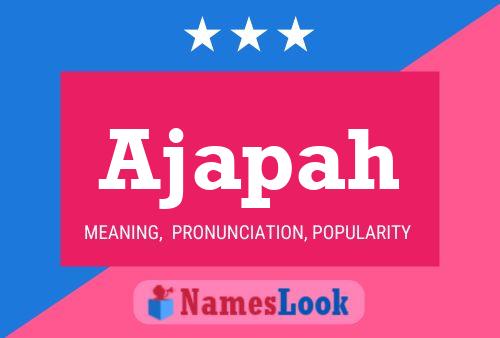 ملصق اسم Ajapah