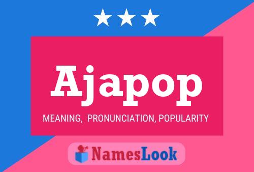 ملصق اسم Ajapop