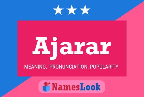 ملصق اسم Ajarar