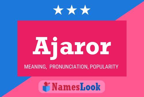 ملصق اسم Ajaror