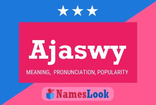 ملصق اسم Ajaswy