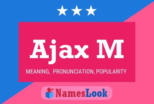 ملصق اسم Ajax M