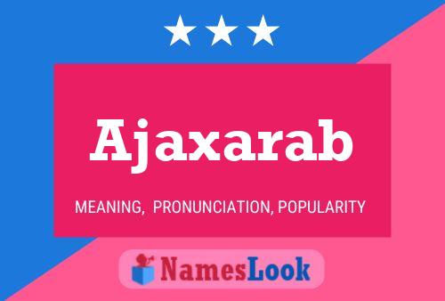 ملصق اسم Ajaxarab