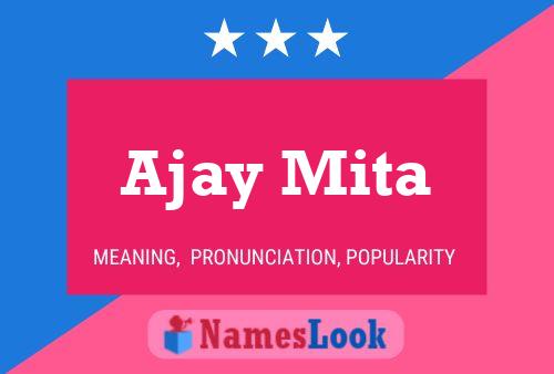 ملصق اسم Ajay Mita