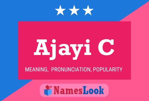 ملصق اسم Ajayi C