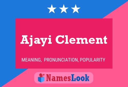 ملصق اسم Ajayi Clement