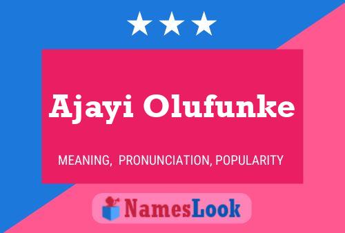 ملصق اسم Ajayi Olufunke