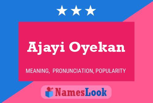 ملصق اسم Ajayi Oyekan