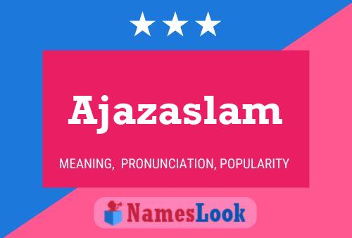 ملصق اسم Ajazaslam