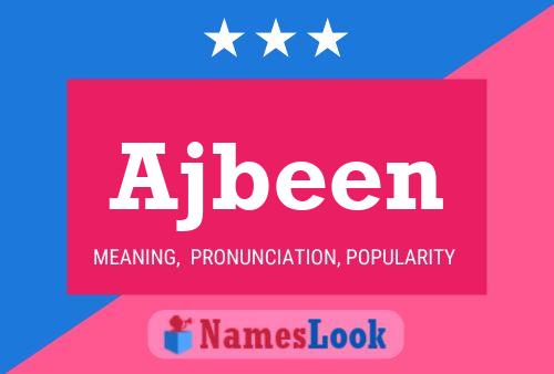 ملصق اسم Ajbeen